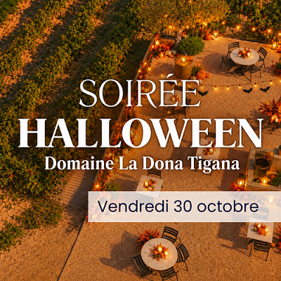 Soirée Halloween au Domaine La Dona Tigana le 30 octobre 2026