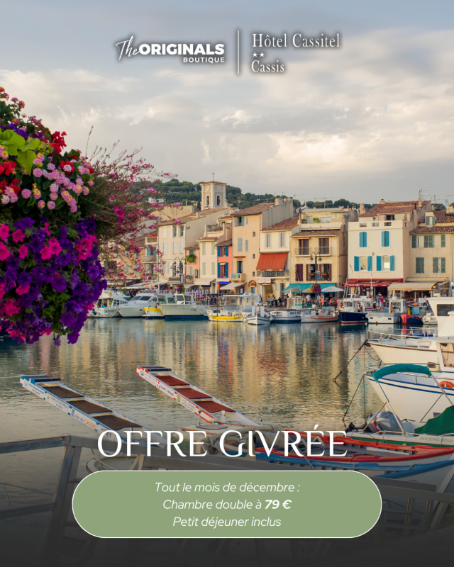 Offre hivernale à l'hôtel Cassis de Cassis Offre hivernale à l'hôtel Cassis de Cassis