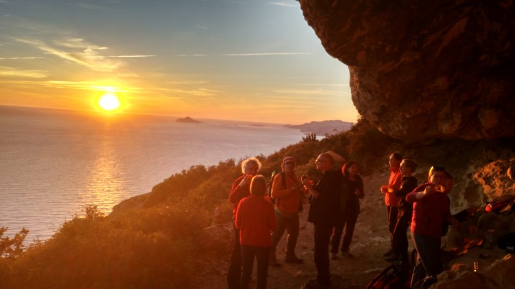 The Panoramic Guided Discovery Of Cap Canaille At Sunset