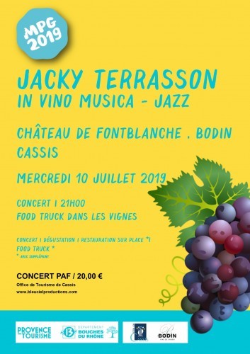 10 juillet : In Vino Musica - Domaine Cassis Bodin - Concert de jazz et gastronomie dans un vignoble AOC Cassis
