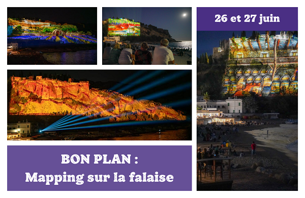 26 et 27 juin 2026 : Mapping vidéo sur la falaise du château à Cassis