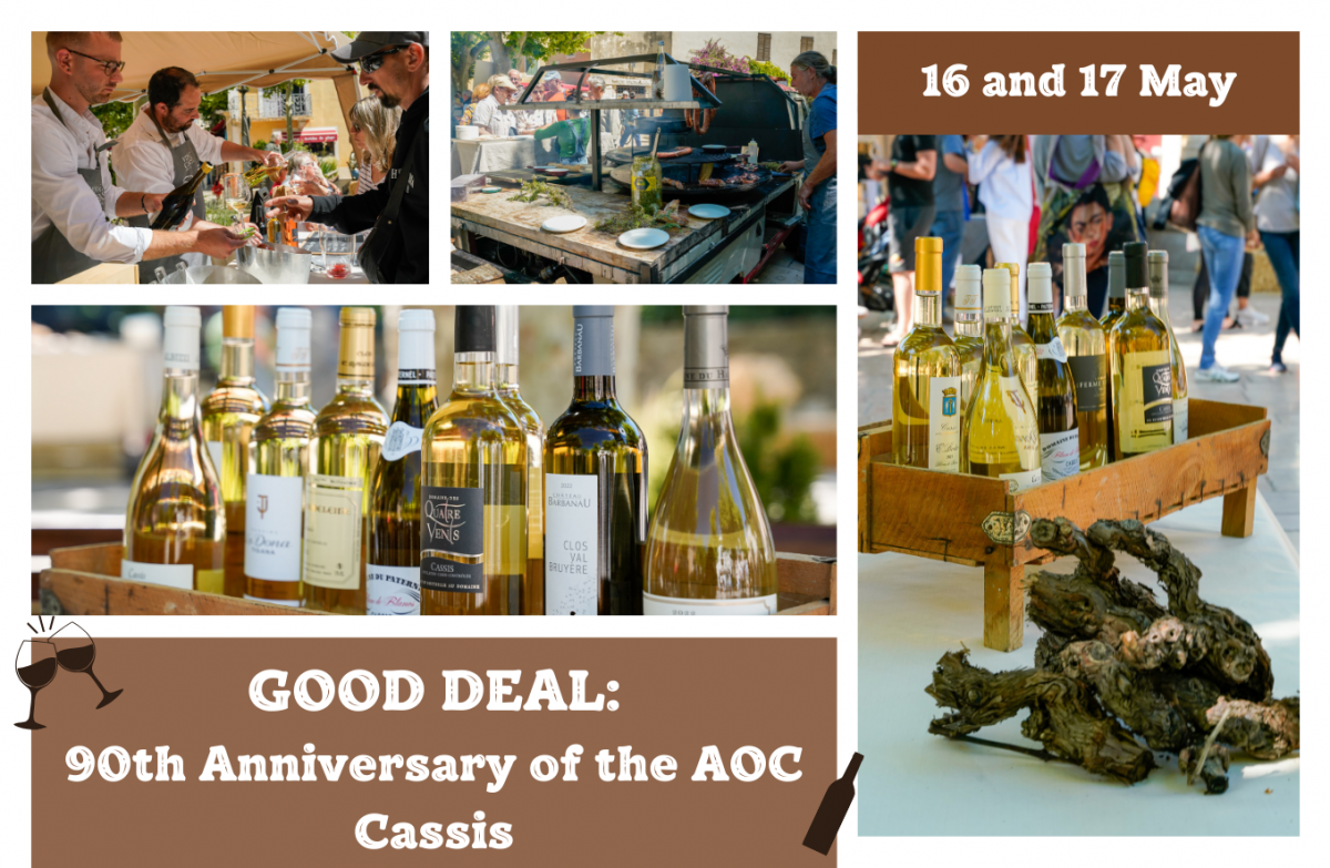 Cassis fête son vin, 90 ans de l'AOC Cassis du 16 au 17 mai 2026