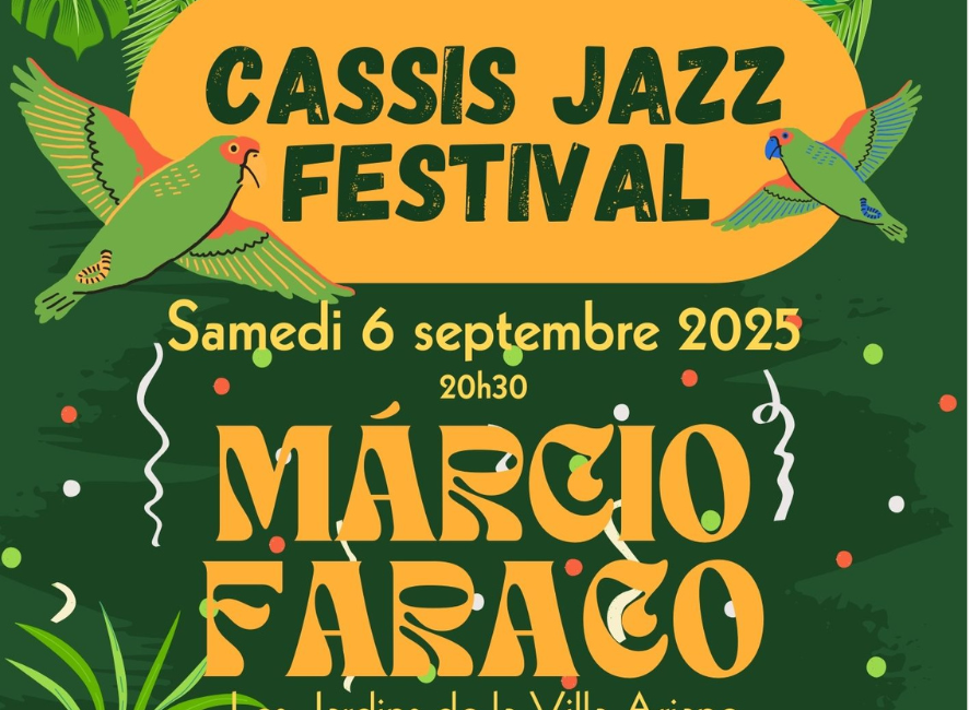 Cassis Jazz Festival 2025 : Márcio Faraco - Jazz brésilien