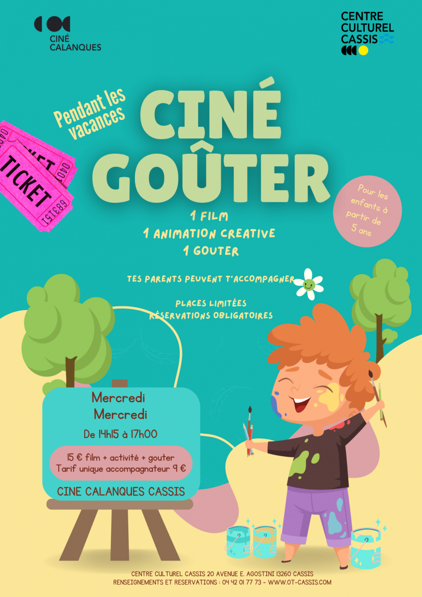 Cinéma goûter pour les enfants à Cassis