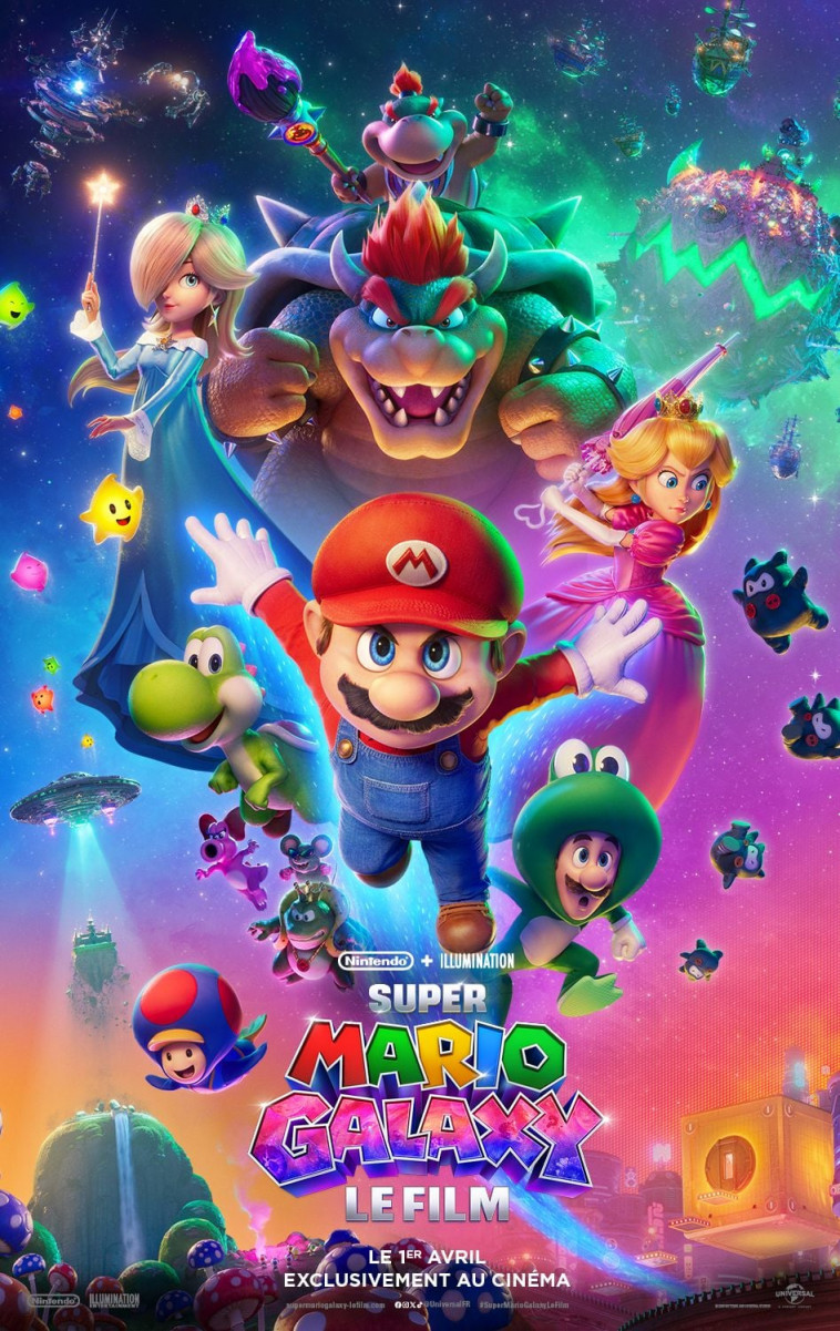 Cinéma sous les étoiles 2026 à Cassis - Super Mario Galaxy, le film