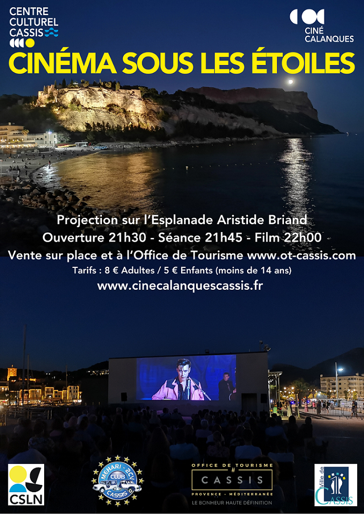 Cinéma sous les étoiles à Cassis