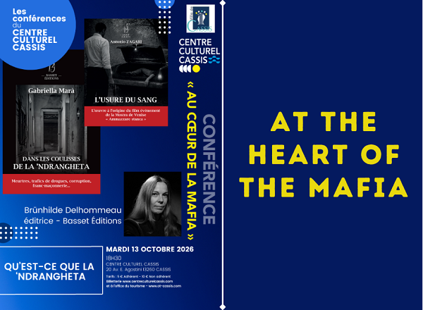Conférence : Au cœur de la mafia le 13 octobre 2026 à Cassis
