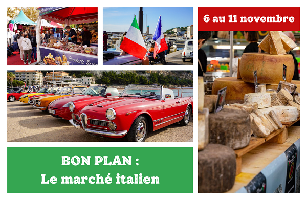 Du 6 au 11 novembre 2026 : Marché Italien à Cassis