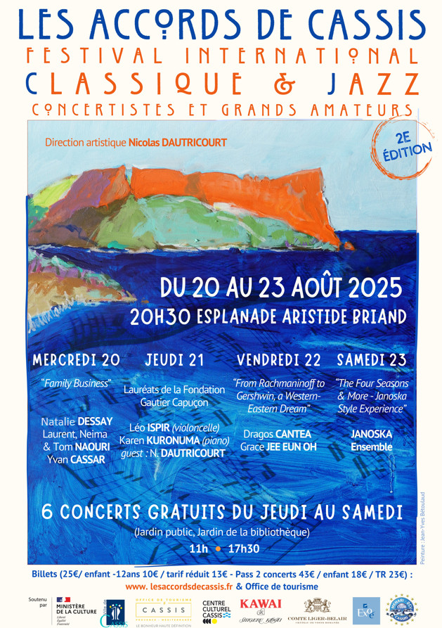 Festival Les Accords de Cassis du 20 au 23 aout 2025 Festival Les Accords de Cassis du 20 au 23 aout 2025