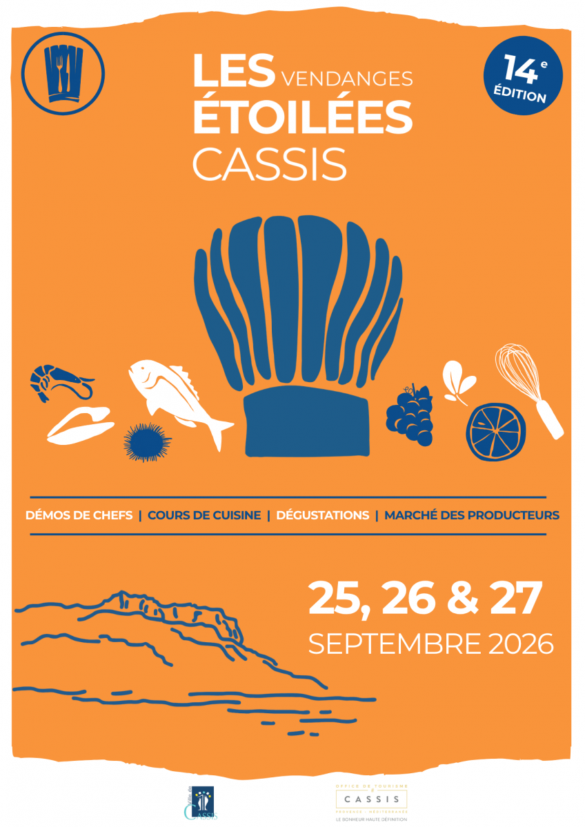 Les Vendanges Étoilées 2026 à Cassis - Cours de cuisine et de pâtisserie