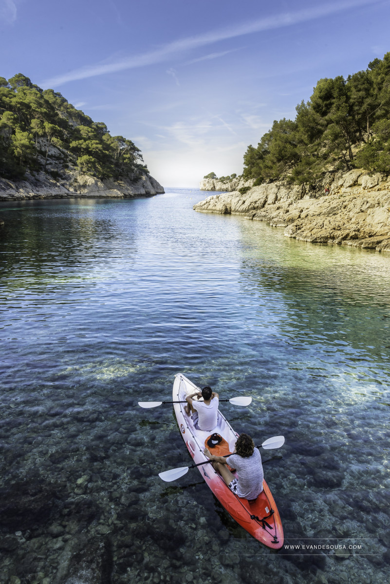 Sea kayak rental in Cassis