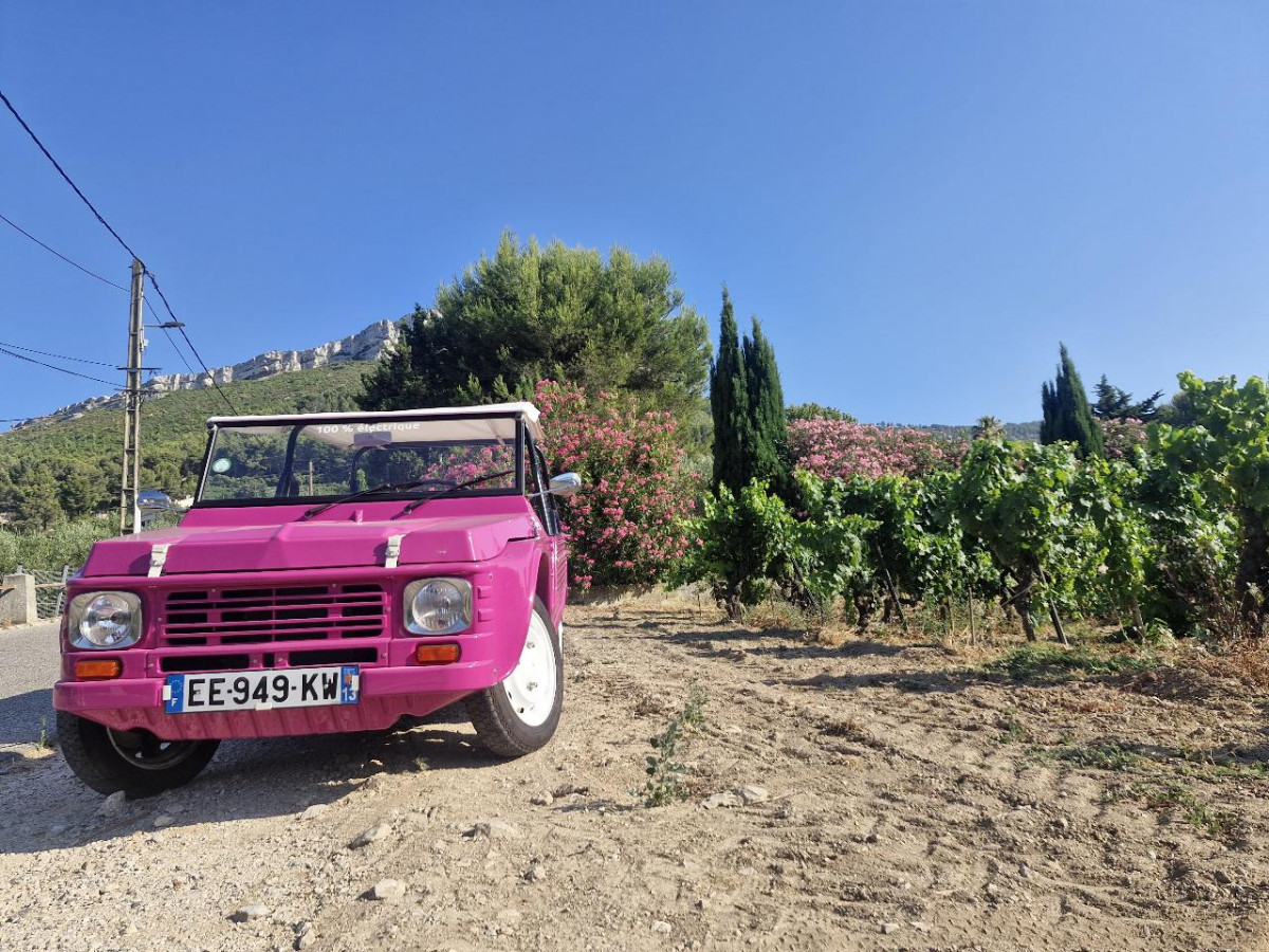 3-hour Méhari Sunset Tour with a private driver in Cassis