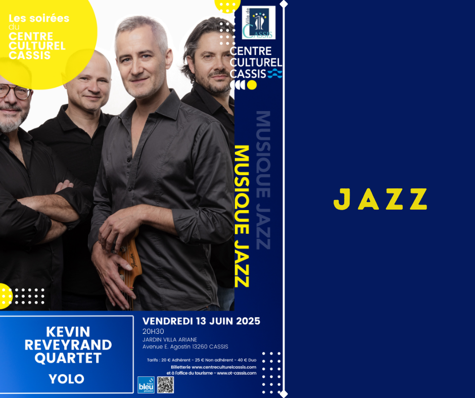 Musique Jazz : Kevin Reveyrand Quartet YOLO