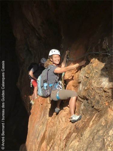 Parcours aventure : Via cordata du bec de Sormiou