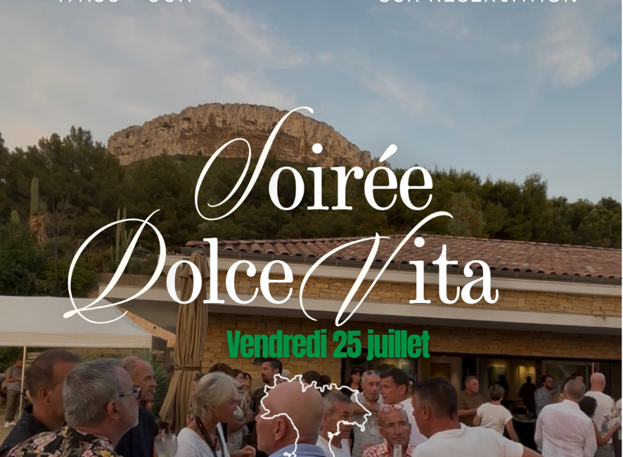 Soirée Dolce Vita au Domaine La Dona Tigana