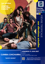 Musical Evening: Cumbia Chicharra – Quinto Mundo in Cassis on Friday, 11 June 2027