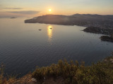 Circuit en VTT électrique 2H - Falaise du Cap Canaille en coucher de soleil