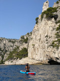 Stand-up paddle tour of the calanques departing from Cassis