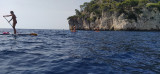 Stand-up paddle tour of the calanques departing from Cassis