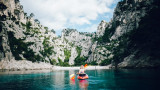 Randonnée sportive en kayak de mer 6h dans les Calanques avec LOKAYAK