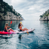 Sporty sea kayak tour 6H in the Calanques with LOKAYAK