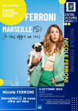 Spectacle de Nicole FERRONI à Cassis : Marseille(s), je vous offre un vers