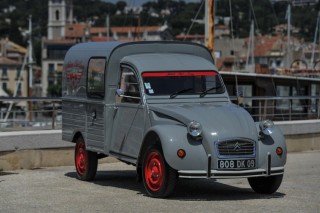 Vente Miniature Citroën 2CV Charleston - bordeaux - MEHARI CLUB CASSIS