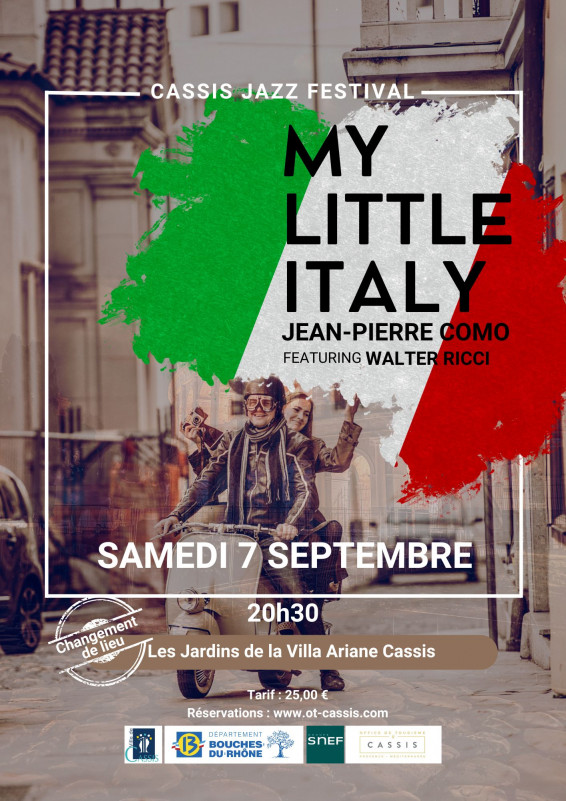 Cassis Jazz Festival 2024 : Concert jazz, musique et chant My Little Italy