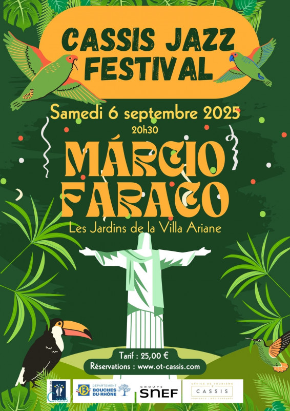 Cassis Jazz Festival 2025 :  Márcio Faraco - Jazz brésilien