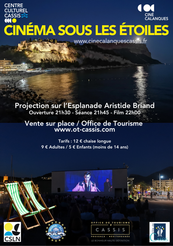 Cinéma sous les étoiles à Cassis 