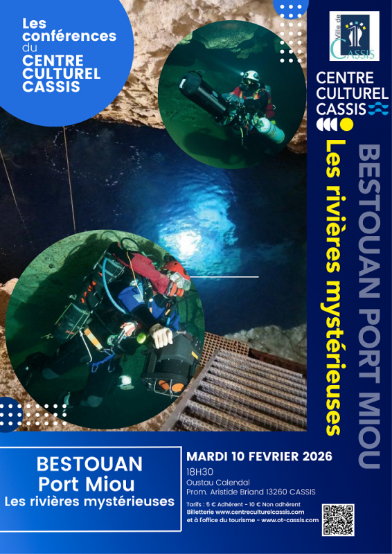 Conference: Bestouan Port-Miou – The Mysterious Rivers