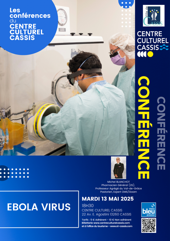 Conférence : Ebola virus le 13 mai 2025 à Cassis