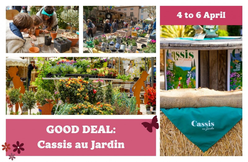 Good deal : Cassis au Jardin from 4 to 6 April 2026 Good deal : Cassis au Jardin from 4 to 6 April 2026