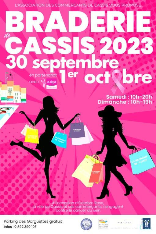 La braderie de Cassis 30 septembre et 1er octobre 2023