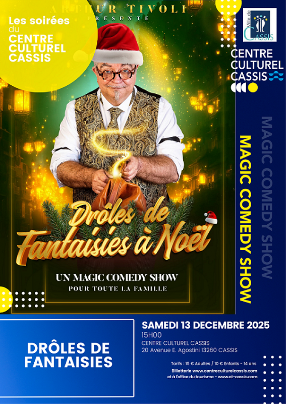 Magic Comedy Show - Drôles de Fantaisies à Noël - 13 décembre 2025