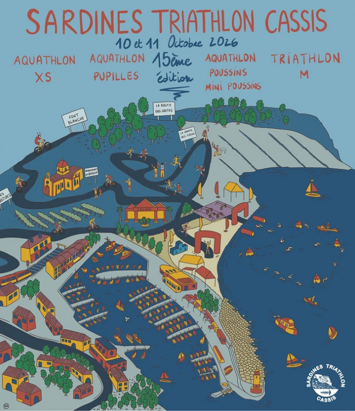 Sardines Triathlon Cassis : les 10 et 11 octobre 2026 à Cassis Sardines Triathlon Cassis : les 10 et 11 octobre 2026 à Cassis