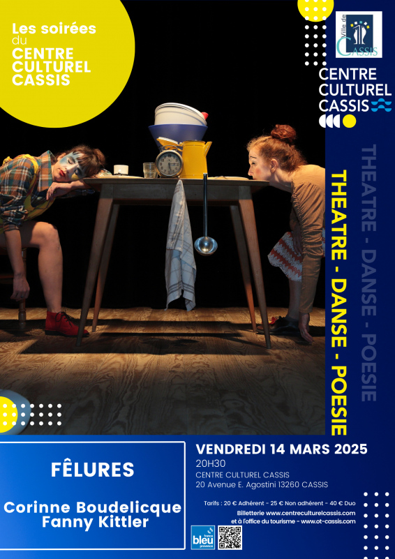 Théâtre, danse et poésie : Fêlures le 14 mars 2025